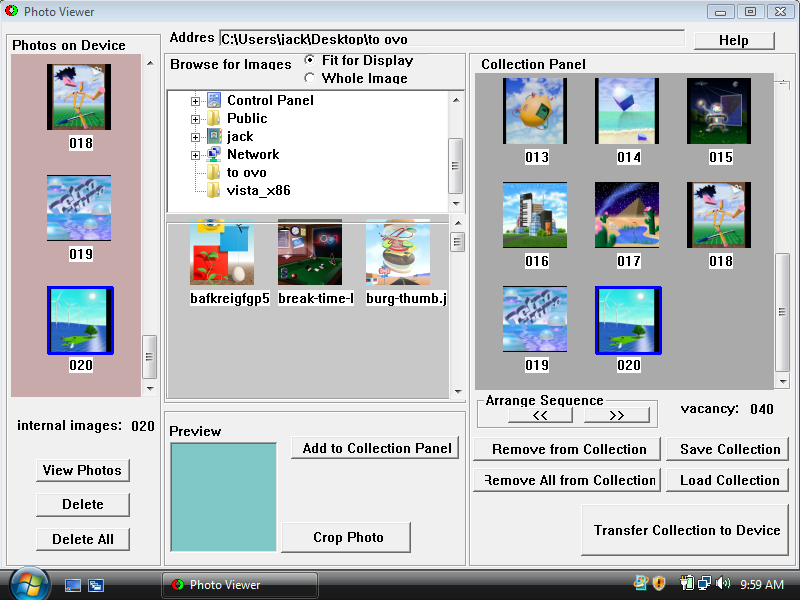 Screenshot of this generic Photo Viewer software running on a Vista virtual machine. It looks bad.